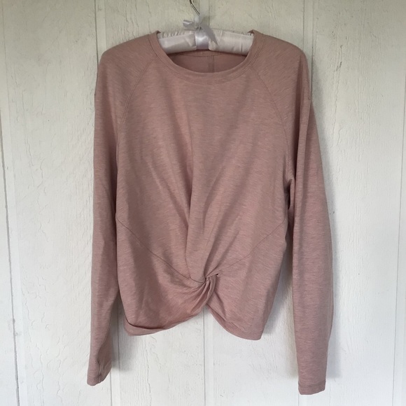 LULULEMON TUCK & GATHER WEATSHIRT TOP SIZE 6/8 - Picture 6 of 8